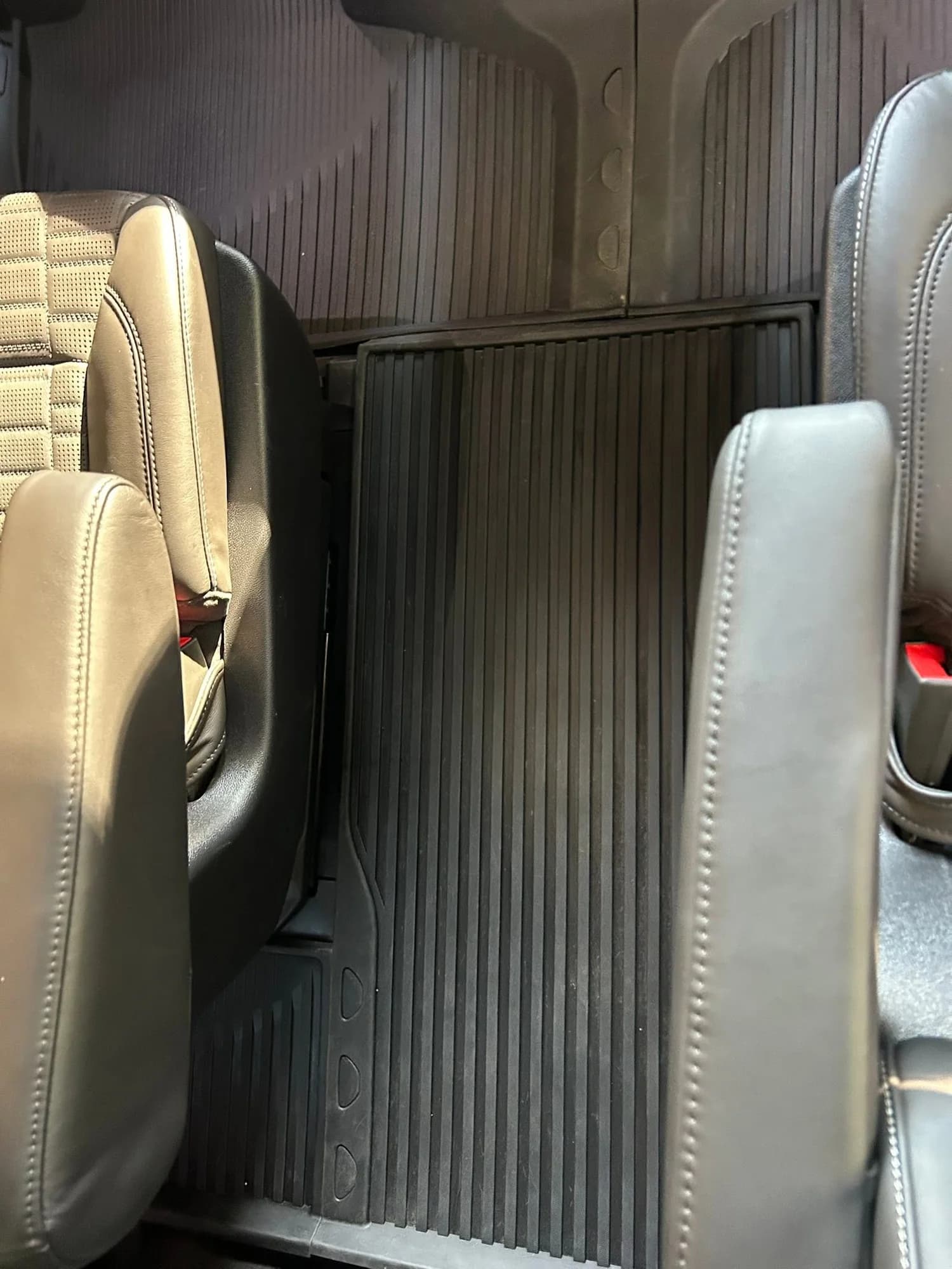 Cadillac Escalade floor mats after cleaning