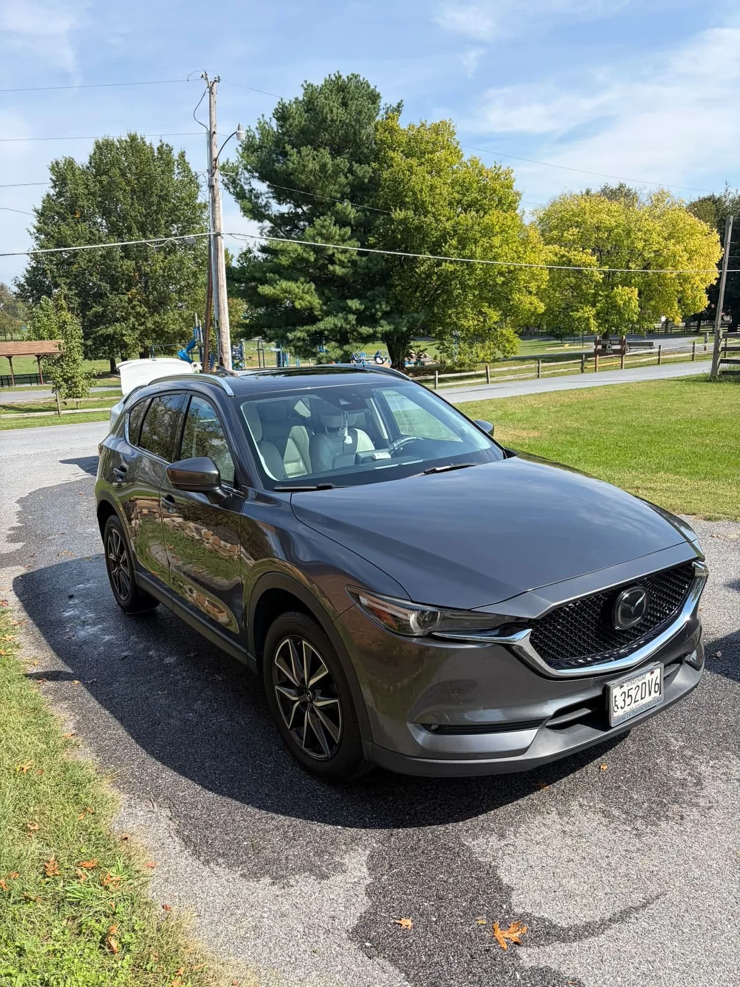Mazda exterior photographed from the front quarter