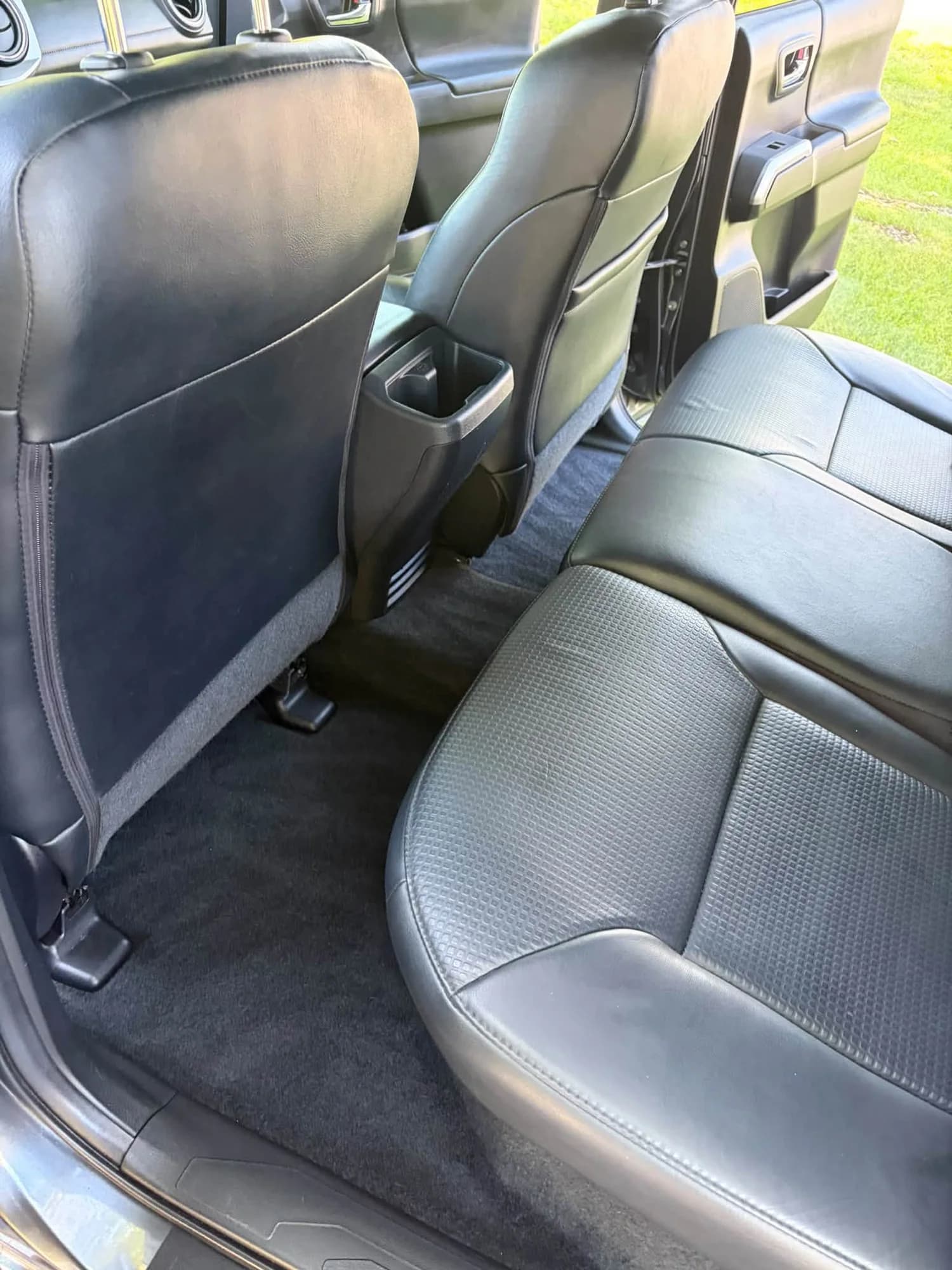 Toyota Tacoma rear seat and passenger floor mat