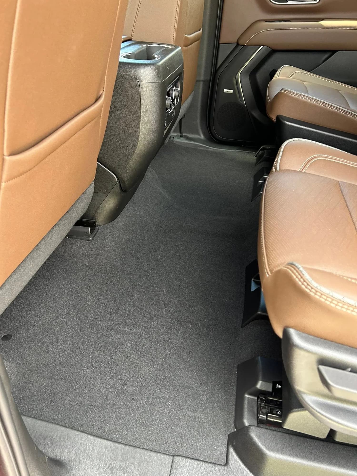 Chevrolet Tahoe rear passenger floor and seat rails